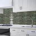 Art3d 10-Sheet Peel and Stick Backsplash Tile for Kitchen - 1212 Stick on Wall Tile for Kitchen Bathroom Countertop Living Room, Green