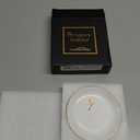 COLLECTIVE HOME - Ceramic Jewelry Tray, Decorative Trinket Dish for Rings Earrings Necklaces Bracelet Watch Keys, Birthday Mother's Day Christmas Gift for Women, 4.75", White Surface (K)