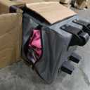 EAGLE PEAK 13x13 Straight Leg Pop Up Canopy Tent Instant Outdoor Canopy Easy Single Person Set up Folding Shelter w/Auto Extending Eaves 169 Square Feet of Shade (Light Pink)