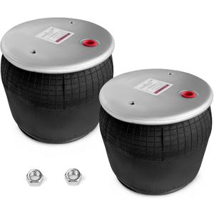 2Pcs Air Spring Bags for Freightliner Trucks OEM Replaces# W01-358-9069, 910-14P312, 1R12-069, 566243038, 566243048, S13031 Truck Air Ride Suspension Spring Bags (1V9069)