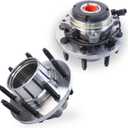 515020 4WD Only Pair Front Wheel Hub Bearing Assembly Compatible for 1999-2004 Ford F-250 F-350 Super Duty Compatible for 2000-2002 Ford Excursion 8 Lugs w/ABS