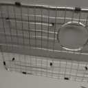 Sink Grid 26" X 14 1/16", Kitchen Sink Grid, Sink Protectors for Kitchen Sinks, Stainless Steel Material, Sink Bottom Grid with Rear Drain for Single Bowl (26" X 14 1/16")