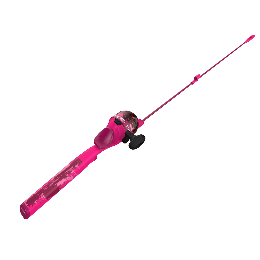 Splash Pink 29" Floating Spincast Combo