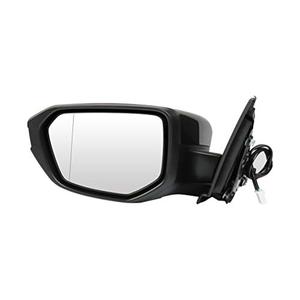 SCITOO Driver Side View Mirror Fit For 2016 For Honda CIVIC Power Manually Folding Left Side Mirror Replace Mirror Exterior Mirror Black HO1320283