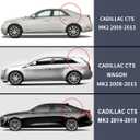 Window Visors Rain Guards for Cadillac CTS MK3 Sedan 2014-2019,Side Window Wind Deflectors for Cadillac CTS MK3 Sedan 2014 2015 2016 2017 2018 2019, 4 PCS