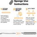 Multi-Purpose Scrub Kitchen Sponges  12 Pack Dish Sponge, Dual-Sided Non-Scratch Microfiber & Metal Scrubber, Reusable Heavy Duty Sponges for Dishes, Pots, Glass, Sink, Stovetop & Bathroom (Silver)