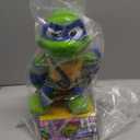 Mattel Teenage Mutant Ninja Turtles: Mutant Mayhem Leonardo Plush Toy with Action & 20+ Sounds, 11-inch Soft Doll with Vinyl Head