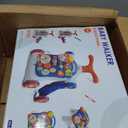 QDRAGON 5 in 1 Walker for Baby Girl, Baby Push Walkers, Assemble as Scooter/Motorbike/Activity Center/Detachable Panel, Walking Toys for Infants 6-12 Months, Red