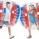 VEVOR Inflatable Bumper Balls 2-Pack, 4FT/1.2M Body Sumo Zorb Balls for Kids & Teens, Durable PVC Human Hamster Bubble for Outdoor Team Gaming Play, Bumper Bopper Toys for Playground, Yard, Park
