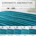 Chenille Throw Blanket for Couch 60"X 80" Twin, Soft Cozy Throws with Fringe Tassel for Bed Sofa Chair Cover, Lightweight Knitted Decorative Boho Blankets for Living Room, Teal