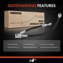 A-Premium Front Passenger Brake Hydraulic Hose Compatible with Select Infiniti Models - J30 1993-1997, Q45 1996-2001 - Replace# 462100P001