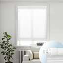 DEZ FURNISHINGS EZ Grip PRO No Tools No Drill Light Filtering 1" Cordless Cellular Shade, Easy Finger-Tighten Install, 32" W x 64" H, White