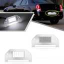 2Pcs LED License Plate Lights Number Lamp for Chrysler 300 2005-2014 Powered by High Power SMD Xenon White LED Error Free