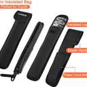 LOVANI Mini Flat Iron Travel Size Nano Titanium Dual Voltage Portable Hair for Worldwide Use 0.5 Inch Straightener with Professional Heat Resistant Travelling Bag