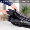 Mini Electronics Travel Organizer Pouch, Small Storage Case for Cable/Charger & Cords/Tech Essentials (Black-Mini)