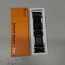 TAURI Nylon for Apple Watch Ultra 3/2 Bands 49mm, Rugged Nylon Braided Strap & Stainless Steel Metal Connector  Adjustable iWatch Ultra Men's Woven Sport Band, All Black