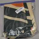 MEHOFOND Orange Floral Shower Curtain Vintage Mid Century Modern Abstract Geometric Green Plant Bathroom Curtain Boho Retro Classic 1950S 60S Bathtub Decor Fabric Waterproof Bath Curtain 72x72 Inch