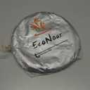 EcoNour Car Windshield Sun Shade  B&W American Flag USA Patriotic Design 240T Polyester Foldable Front Window Shade for SUV & Trucks  UV Ray Blocker  Medium (64x32 Inch) Sun Protector