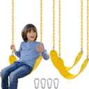 Swings Set - 2-Pack Suitable for Kids and Adults, Comes with Hooks & Chains, Perfect for Backyard