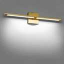 Vanity Light 32 Inch, Gold Bathroom Light Fixtures Over Mirror, Modern LED Bathroom Vanity Lamp, 6CCT Wall-Mounted, IP44 Waterproof for Over Sink, FCC Certified