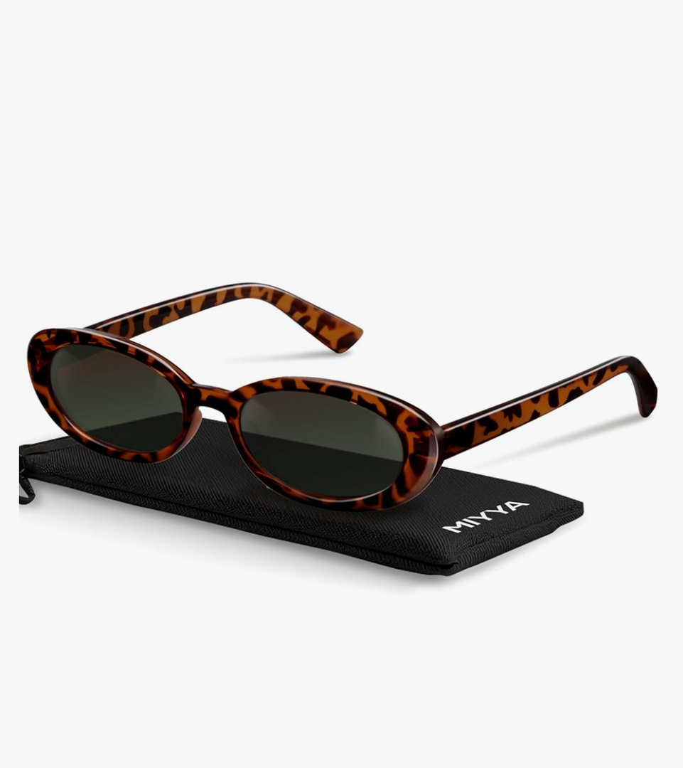miyya Old Money Polarized Oval Sunglasses – 2025 Edition, UV400 Protection, Feather-Light Fit & Trendy Colors