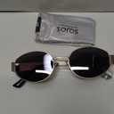 2025 Trendy Oval Sunglasses - Stylish Polarized Shades for Everyday - Retro Metal Frames