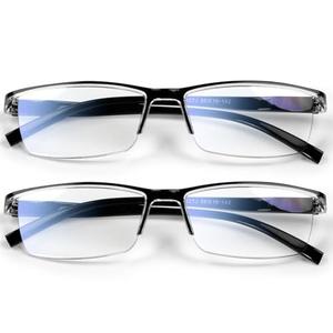 6 pack Executive Style Reading Glasses Men - Durable Readers with Blue Light Filtering - Comfortable Fit with TR90 Frames 2.0