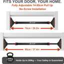 Adjustable Doorway Pull Up Bar No-Screw 440lbs
