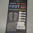 Rechargeable TENS & EMS Foot Stimulator for Pain Relief & Circulation, Cordless Electric Foot Massage Pad with 10 Modes 20 Intensities, LCD Remote Control, Home Use for Women & Men (Black)