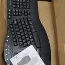 Perixx PERIBOARD-512B Wired Ergonomic Keyboard - Split Keyboard, Wrist Rest, Natural Typing - Wired USB Connectivity - US English - Black