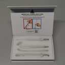 4-Piece Fusion Wand Acessory Set for Nuderma Wands - NuDerma NOT Included - Neon & Argon Fusion Glass applicators for Nuderma  High Frequency Upgraded Fusion Wand Set Compatible with Nuderma Systems