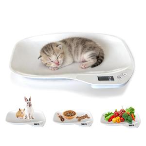 Small Animal Digital Scale, 14" x 10" Pet Weighing Scale Max 33lbs | Small Pet Scales for Weighing with LCD Display, Hamster Kitten Puppy Scale, Electronic Kitchen Food Scale, for Newborn Pets