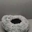 ELSKER&HOME Calming Dog & Cat Bed - Donut Washable Warming Soft Round 23 inch Dog Bed for Small Dogs, Anti-Anxiety Fluffy Plush Cushion Fits up to 25 lbs Pets, Gradient Blue