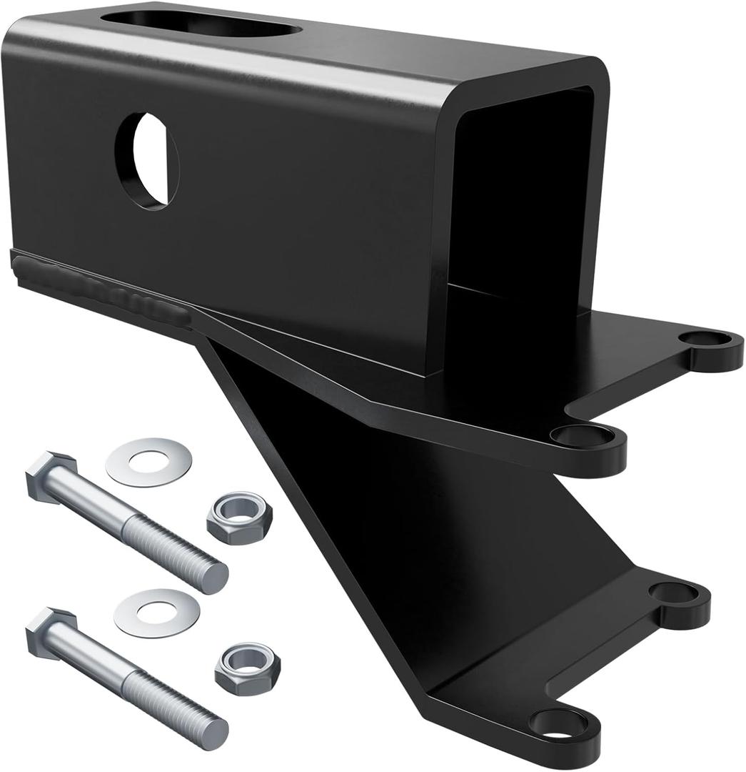 Rear 2" Receiver Hitch, 4 Wheeler Hitch Extension, ATV Hitch Receiver with Bolts/Washers/Lock Nuts, Fit for Honda 2001-2014 Rubicon TRX 500, 2007-2024 Rancher TRX 350 400 420 450 500 520, Recon 250