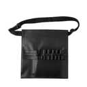Professional 22 Pockets PU Leather Cosmetic Makeup Brush Bag Case Holder with Belt Strap, Brushes Not Included