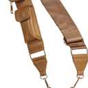 Small Crossbody Cell Phone Bag for Women and Men, Multi-Pocket Shoulder Purse with Adjustable & Removable Strap (Brown)