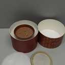 Luxury Cinnamon Scented Fall Candle - Housewarming Fall & Christmas Candle for Home - Elegant Gift for Women & Men - 100% Natural Soy Wax - Large 3 Wick Jar Candle - Up to 40 Hours Burning Time