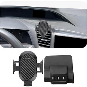 Car Phone Holder Fits for Honda Civic 2012-2015 Accessories,Thick Cases Friendly,Cell Phone Mount for 4.7-7 in Phones,360 Degree Rotation,Easy to Install