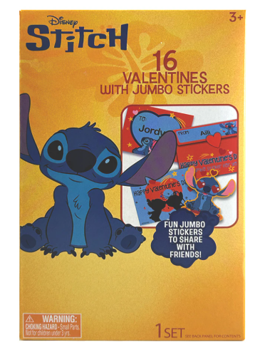 Exchange Cards Jumbo Stickers Stitch 2 Pack