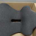Car Seat Cushion, Truck Driver Seat Cushion L-Shaped Lumbar Support Pillow, Memory Foam Seat Cushion Ergonomic Back Support, Comfort & Support for Long Sitting, Alleviate Back Pain