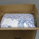 Levtex Home - Bennett Quilt Set - Full/Queen Quilt, Two Standard Pillow Shams - Floral Paisley - Blue and White - Quilt (88x92in.) and Pillow Sham Size (26x20in.) - Reversible - Cotton