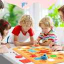 STEM Logic Road Builder Toys: Board Games Toys for 5 Year Old Kids, Montessori Brain Teaser Puzzles Educational Learning Activities Toy for Kid Ages 3 4 6-8 12 Boys Girls Gifts (Orange 32PCS)