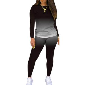 Two Piece Outfits for Women Pants Set Sweatsuit Jogger Sets 2 Piece Outfits Track Suits Lounge Set Long Sleeve (Medium)