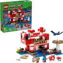 LEGO Minecraft The Mooshroom House Toy Figures and Playset - Building Minecraft Toy for Kids, Boys and Girls, Ages 8+ - with Steve and Other Figures for Pretend Play - Gift Idea for Birthdays - 21270