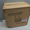 Wire Hanging Storage Basket 2 Packs, Wall Mounted Kitchen Bathroom Storage Basket, Home Multi-Functional, no Punching, Bearing Strong, Suitable for Home, Office,Rose Gold