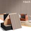 12 Pack Large Acoustical Wall Panels, Sound Proof Panels for Wall, 16 x 12 x 0.4 Inches Self-Adhesive Acoustical Soundproof Panels,Acoustic Treatment for Home Office Recording Studio Camel