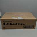 Amazon Basics 2-Ply Soft Toilet Paper, 30 Rolls (4 Packs of 6), 350 Sheets per Roll, Septic Safe, Equivalent to 185 Regular Rolls
