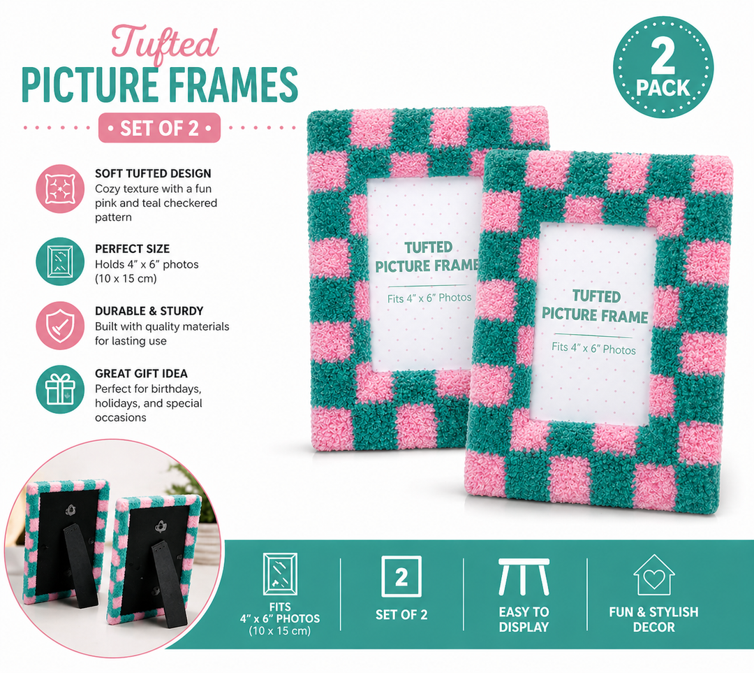 Textured Picture Frame, Pack of 2