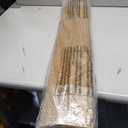 LazBlinds No Drill Bamboo Roman Shades, 30" W x 48" H, Star-Brown