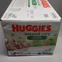 Huggies Natural Care Sensitive Baby Wipes, Unscented, Hypoallergenic, 99% Purified Water, 12 Flip-Top Packs (768 Wipes Total)